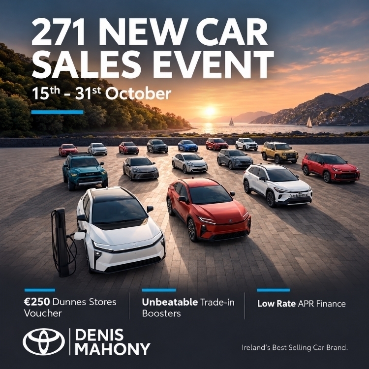 271 New Car Sales Event, 15th - 31st October