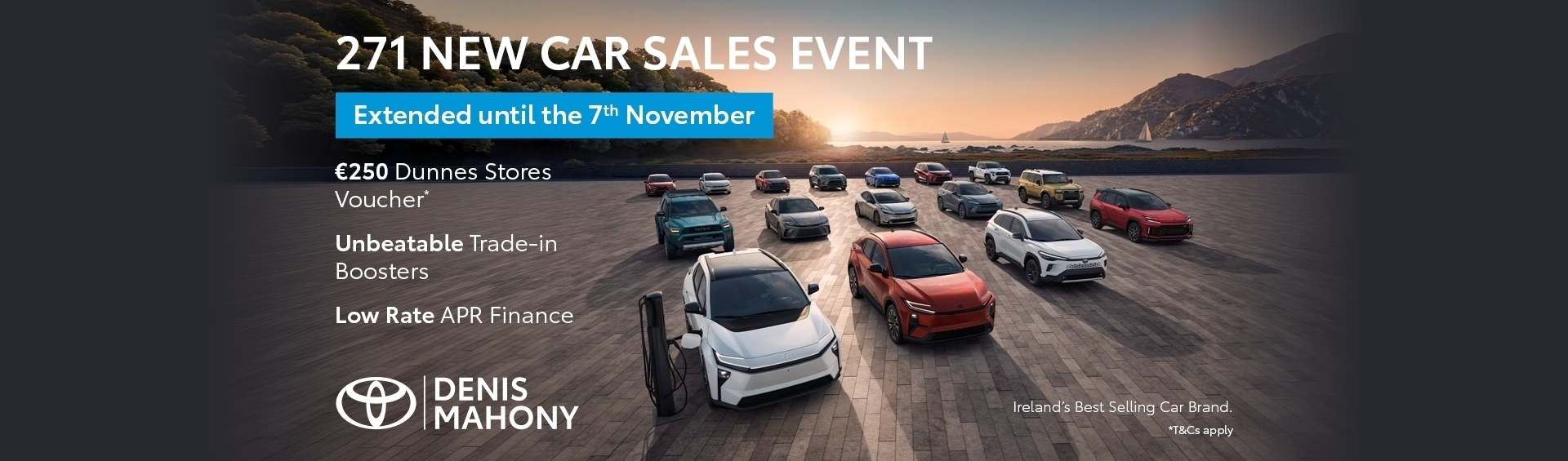 271 New Car Sales Event, until the 7th Nov.