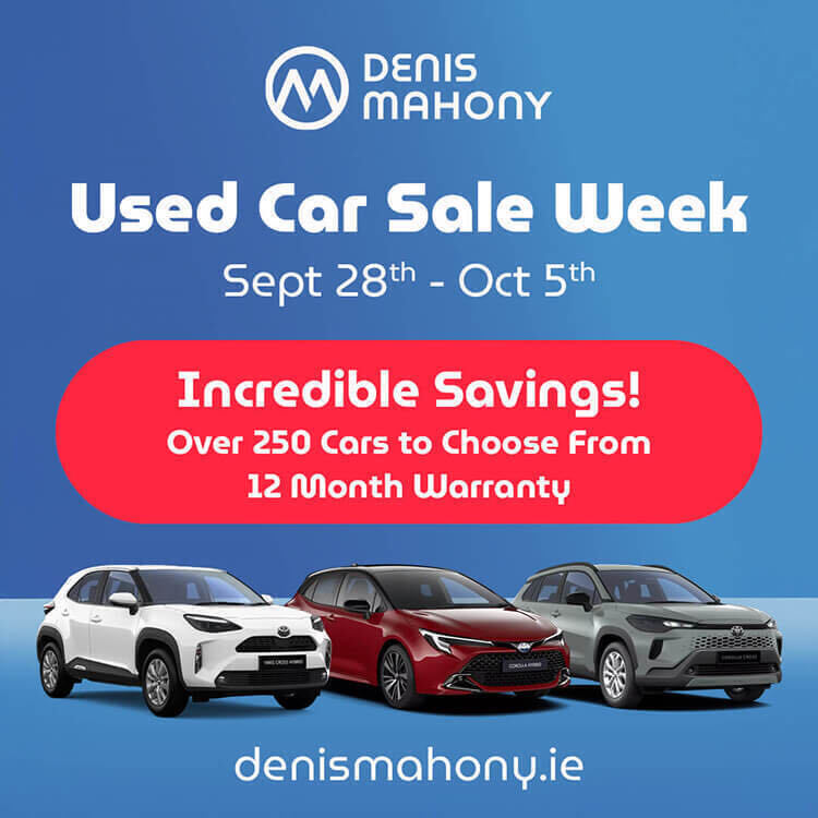 Used Car Sale Week - Sept 28th to Oct 5th
