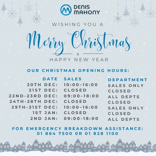 Christmas Opening Hours